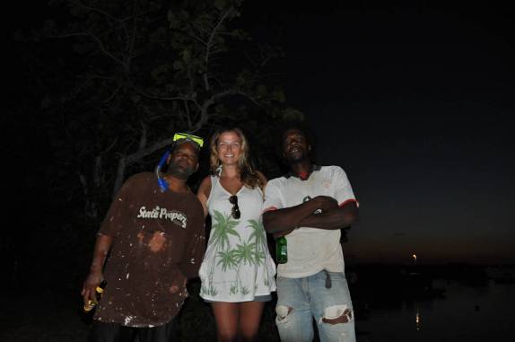 Novos amigos, em Spanish Point, à oeste de Hamilton, nas Bermudas